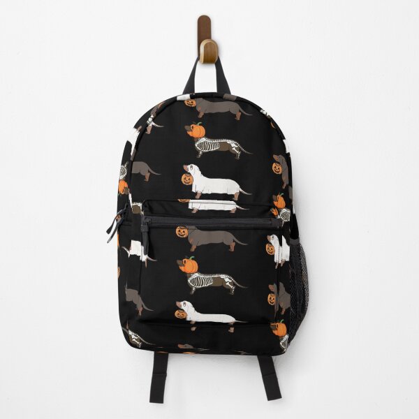 Item preview, Halloween Jack dachshun pumpkin black designed and sold by Itsdomd.