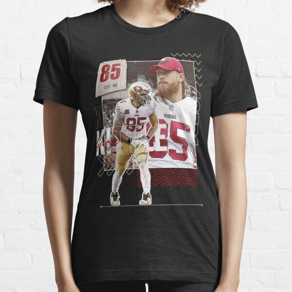 George Kittle: Over The Middle, Small / Adult T-Shirt - Pro Football - Red - Sports Fan Gear | BreakingT