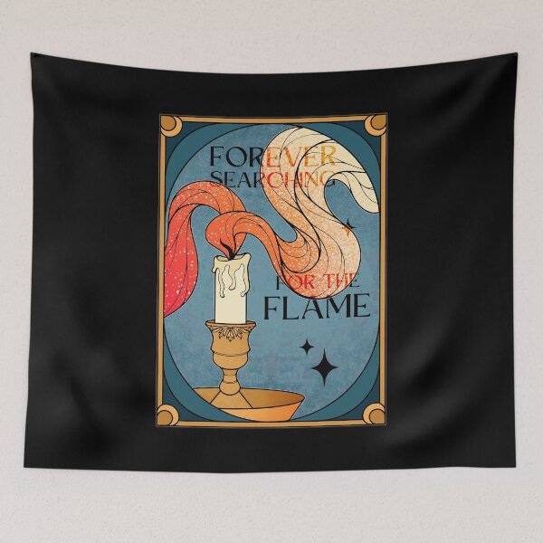 Item preview, Forever Searching For The Flame | Lit Candle  designed and sold by ObsidianDaz.