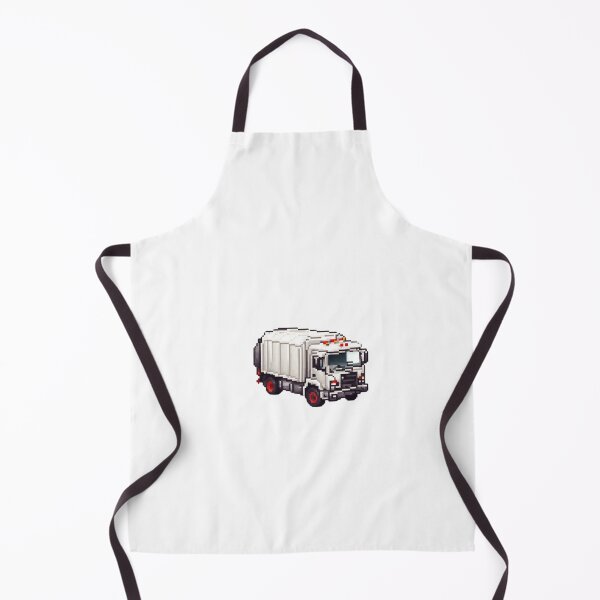 Item preview, Pixel Art Garbage Sanitation Truck Design Print  designed and sold by randomtdesigns.