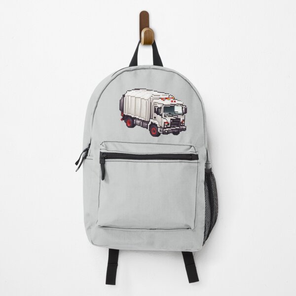 Item preview, Pixel Art Garbage Sanitation Truck Design Print designed and sold by randomtdesigns.