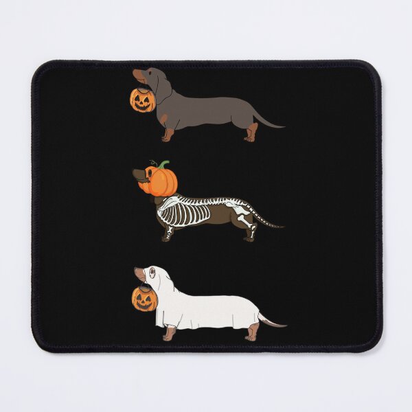 Item preview, Halloween Jack dachshun pumpkin black designed and sold by Itsdomd.