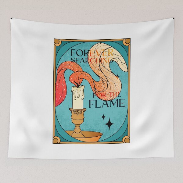 Item preview, Forever Searching For The Flame | Lit Candle  designed and sold by ObsidianDaz.