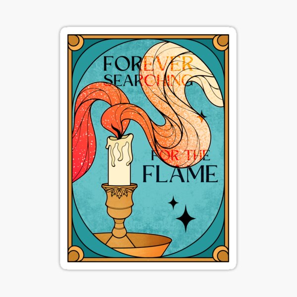 Artikel-Vorschau von Für immer auf der Suche nach der Flamme | Brennende Kerze, designt und verkauft von ObsidianDaz.