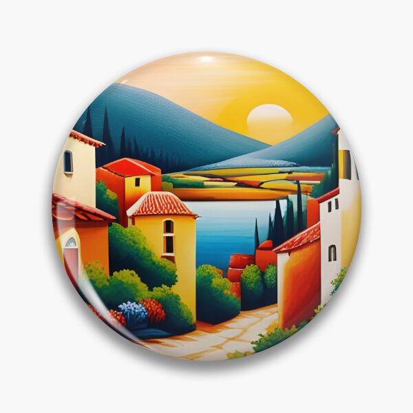 Item preview, Mediterranean country village designed and sold by Colin Bentham.