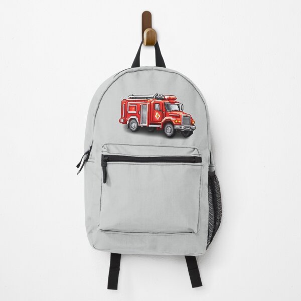Item preview, Pixel Art Firetruck Design Print designed and sold by randomtdesigns.