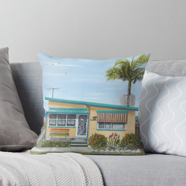 Retro Love Throw Pillow