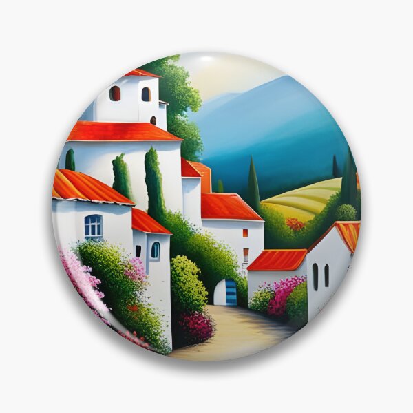 Item preview, Mediterranean country village designed and sold by Colin Bentham.