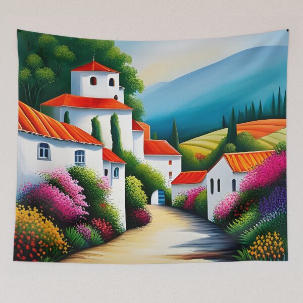 Item preview, Mediterranean country village designed and sold by Colin Bentham.