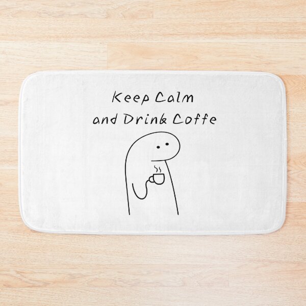 Item preview,  Keep Calm and Drink Coffe Flork Meme Reaction  designed and sold by ShopKate.