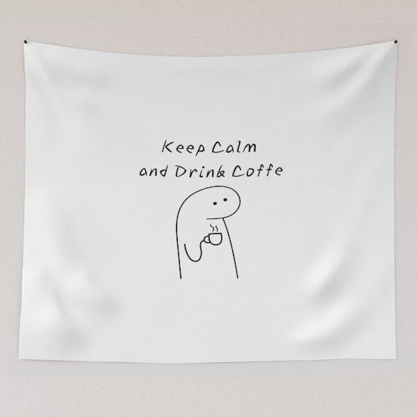 Item preview,  Keep Calm and Drink Coffe Flork Meme Reaction  designed and sold by ShopKate.