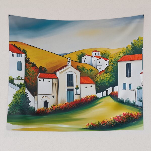 Item preview, Mediterranean country village designed and sold by Colin Bentham.