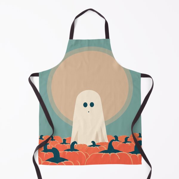 Item preview, Creepy ghost in the pumpkin patch designed and sold by NomadiCult.