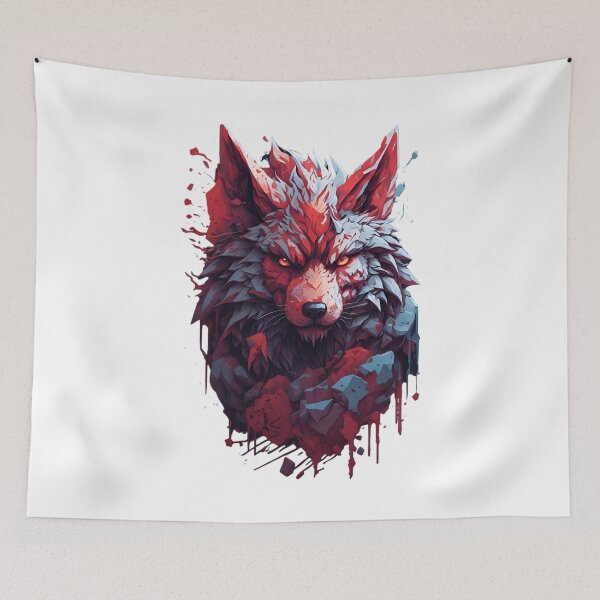 Item preview, Bloodthirsty Big Bad Wolf Bust 3 designed and sold by RabbitPrints.
