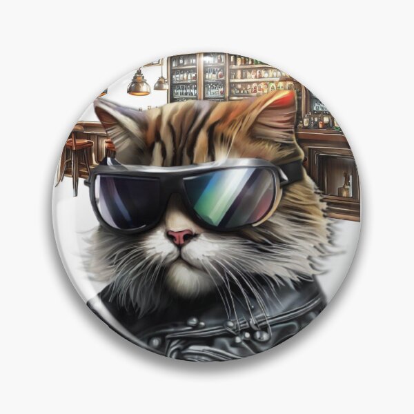 Item preview, Rebel Cat at the Bar designed and sold by DonAscaneo.