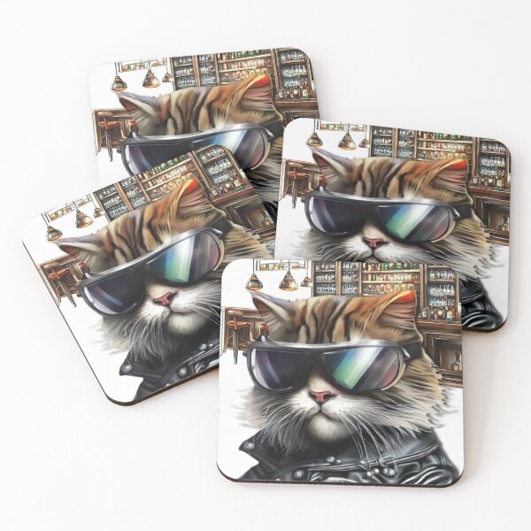 Item preview, Rebel Cat at the Bar designed and sold by DonAscaneo.