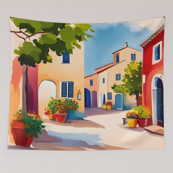 Item preview, Mediterranean country village designed and sold by Colin Bentham.
