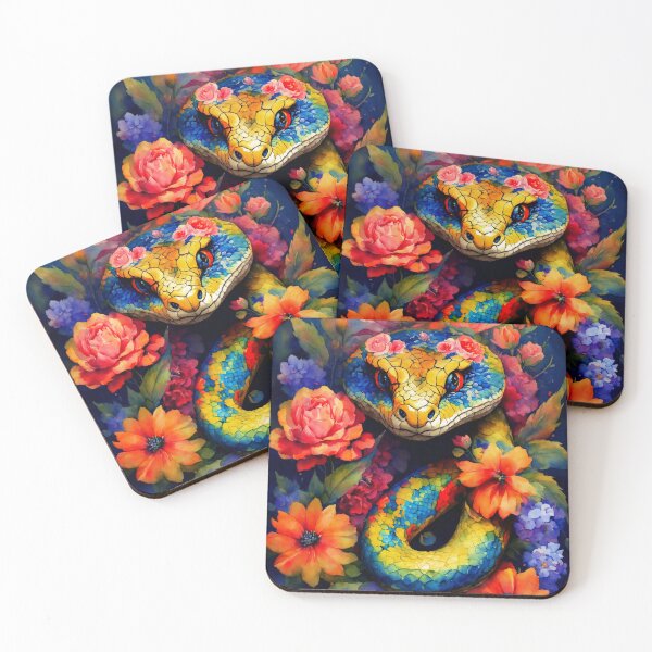 Item preview, Flower Snake designed and sold by Bunmigraphics .