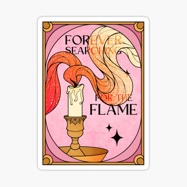 Artikel-Vorschau von Für immer auf der Suche nach der Flamme | Brennende Kerze, designt und verkauft von ObsidianDaz.
