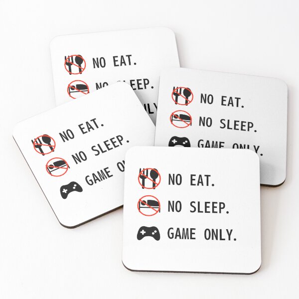 Item preview, no eat  sleep game only designed and sold by cocokara999.