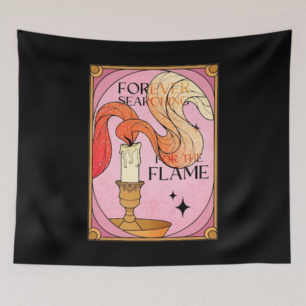 Item preview, Forever Searching For The Flame | Lit Candle  designed and sold by ObsidianDaz.