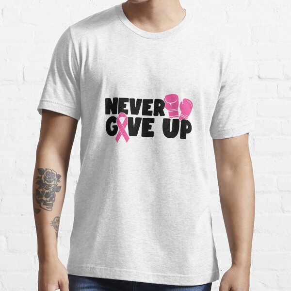 - Breast Cancer Awareness Pink Cancer Ribbon Support Essential T-Shirt