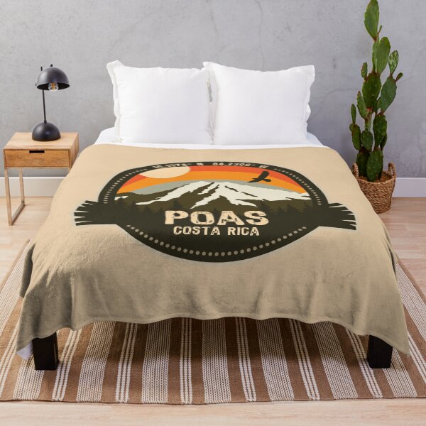 Item preview, Poas Volcano Costa Rica Volcanic Eruption Retro Vintage Badge designed and sold by mountainfad.