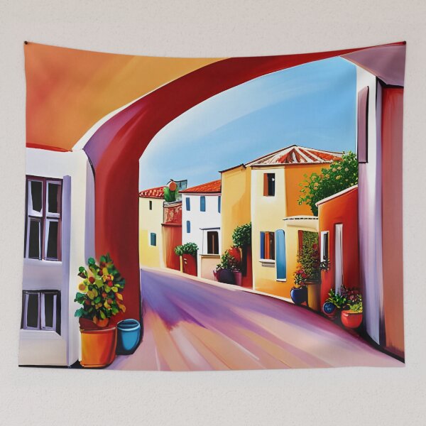 Item preview, Mediterranean country village designed and sold by Colin Bentham.