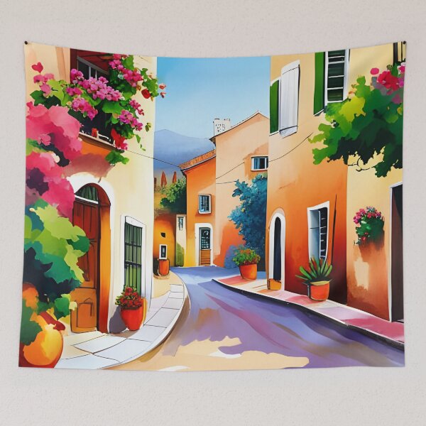 Item preview, Mediterranean country village designed and sold by Colin Bentham.