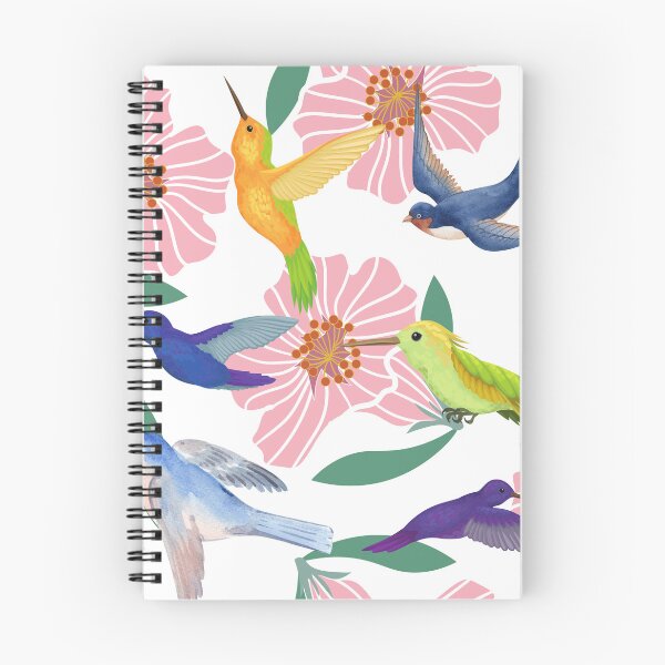 Item preview, Butcherbird and flowers designed and sold by upupupshop.