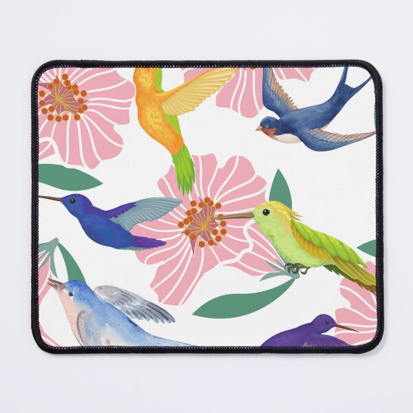 Item preview, Butcherbird and flowers designed and sold by upupupshop.