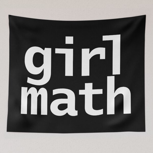 Item preview, Funny Girl Math designed and sold by ellenhenry.