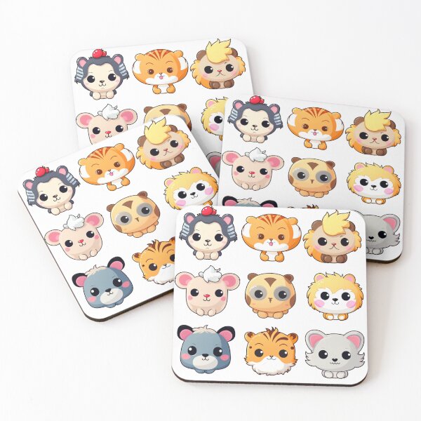Item preview, Cute pets stickers  designed and sold by Keng-Taro.