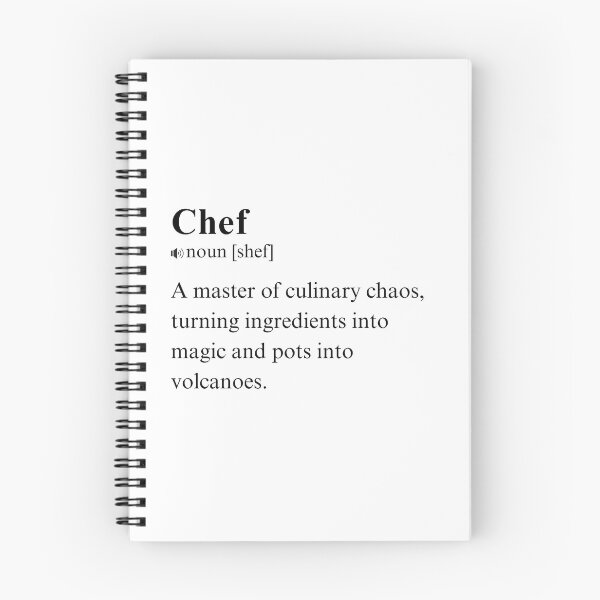 Item preview, Chef - Humorous Vocabulary Definition. Recipe for Laughter: The Chef's Edition.  designed and sold by PrintWizardArt.