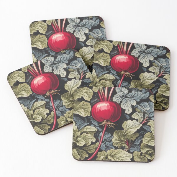 Item preview, Red Radish, William Morris Style designed and sold by NouveauEra.