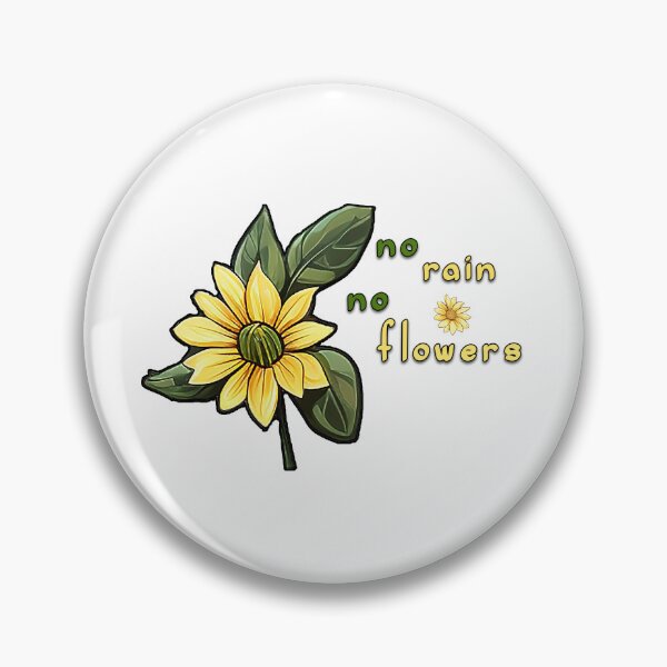 Item preview, No Rain, No Flowers designed and sold by Bug & Brush.