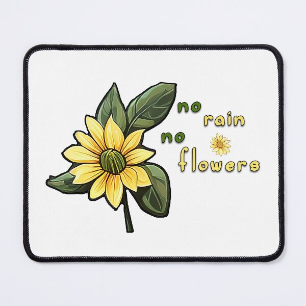 Item preview, No Rain, No Flowers designed and sold by Bug & Brush.
