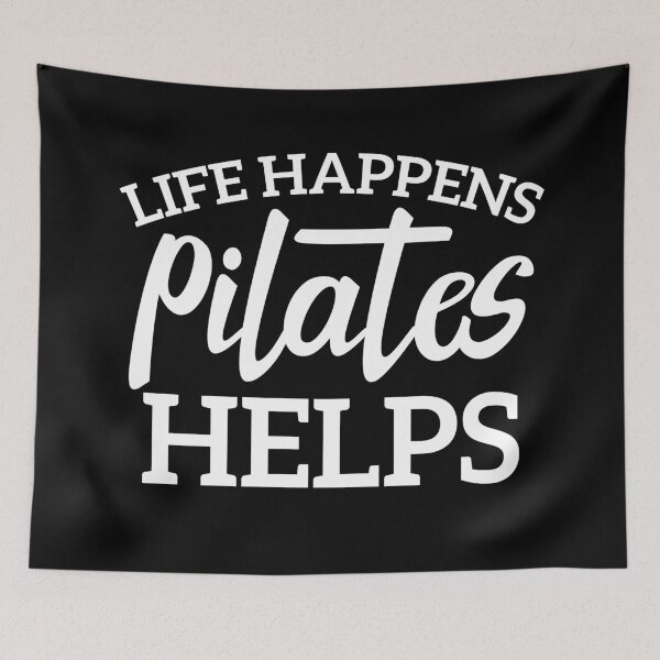 Item preview, life Happens Pilates Helps designed and sold by Azz4art.