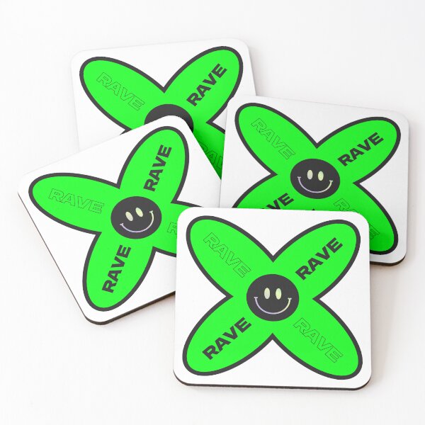 Item preview, Rave Flower: Acid Green designed and sold by NotGoodStickers.