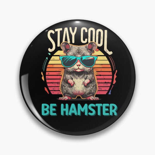 Item preview, Stay cool and be happy hamster designed and sold by CleanDecor.