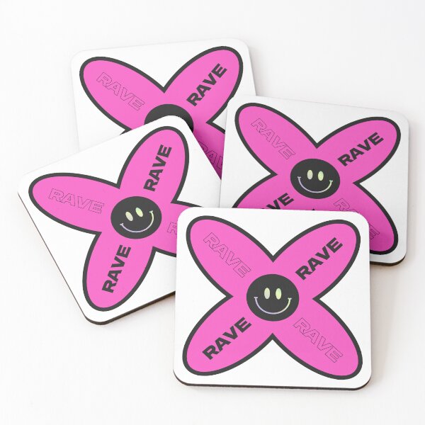 Item preview, Rave Flower: Acid Pink designed and sold by NotGoodStickers.