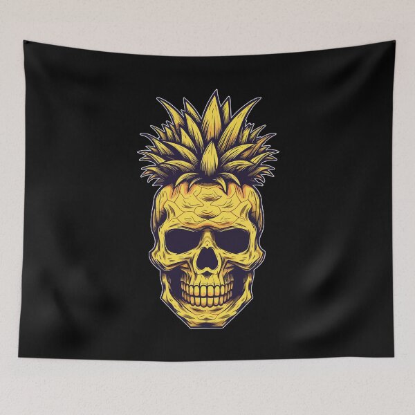 Item preview, scary pineapple skull designed and sold by drizzd.