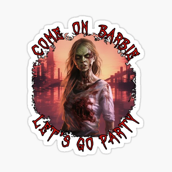 Zombie Barbie Stickers for Sale