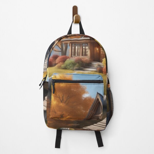 Item preview, Autumn Lakeside Cottage designed and sold by HOMEDESIGNPRINT.