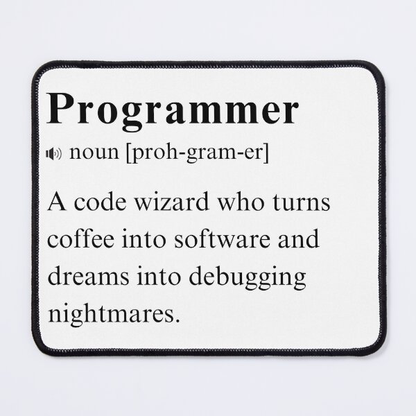Item preview, Programmer - Humorous Vocabulary Definition. Debugging Delights: The Programmer's Lexicon. designed and sold by PrintWizardArt.