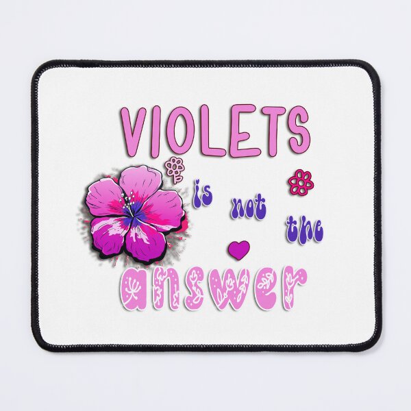 Item preview, Violets is not the answer - violence is not the answer designed and sold by Bug & Brush.