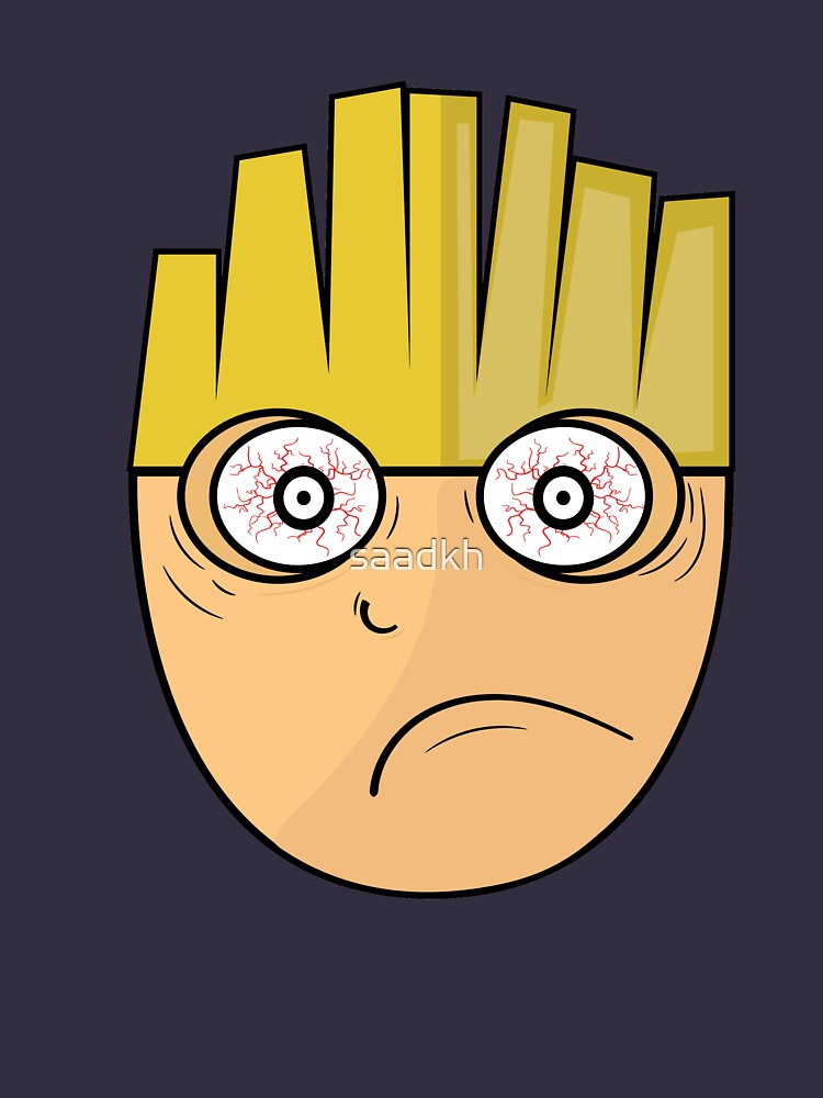 "Funny Angry Cartoon Face " T-shirt by saadkh | Redbubble