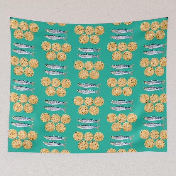 Item preview, Josiah Queen, Fishes and Loaves designed and sold by inkvisage.