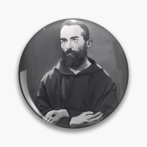 Item preview, Saint Padre Pio designed and sold by HappyRandomArt.