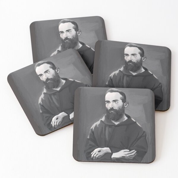Item preview, Saint Padre Pio designed and sold by HappyRandomArt.